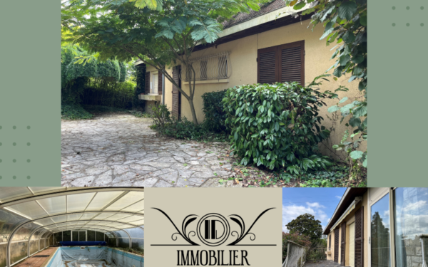 Maison élevée sur sous-sol avec piscine - GIEN 45500 à vendre
