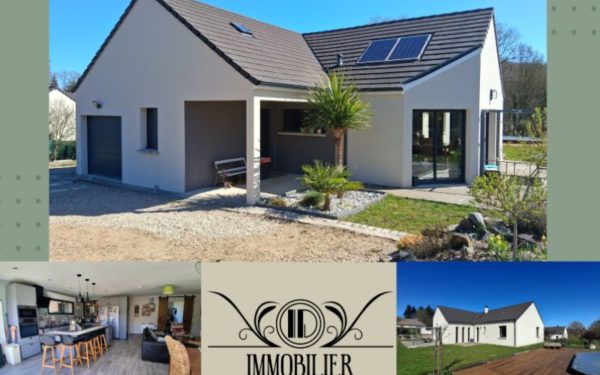 Maison de plain-pied 4 chambres avec jardin et piscine 45250 à vendre