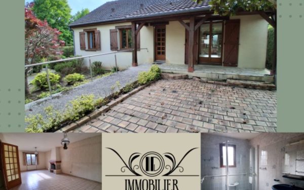 Maison de plain-pied avec garage - 2 chambres Gien 45500 à louer