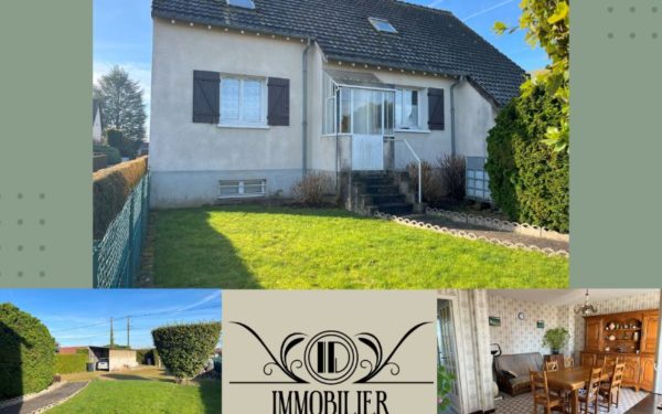 Maison avec terrain de 1605m² – GIEN 45500 à vendre