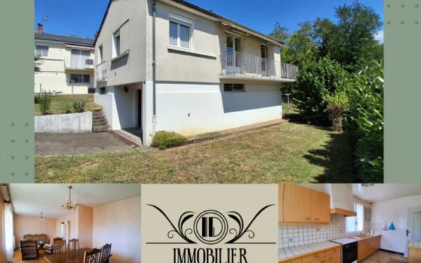 Maison sur sous-sol avec garage et jardin Gien 45500 à vendre