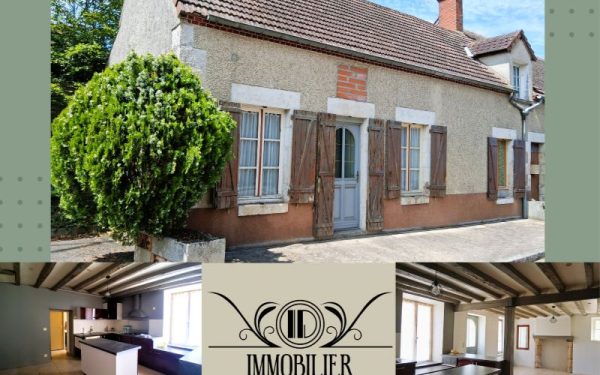 Maison de village avec jardin - 4 chambres Saint Brisson 45500 à vendre